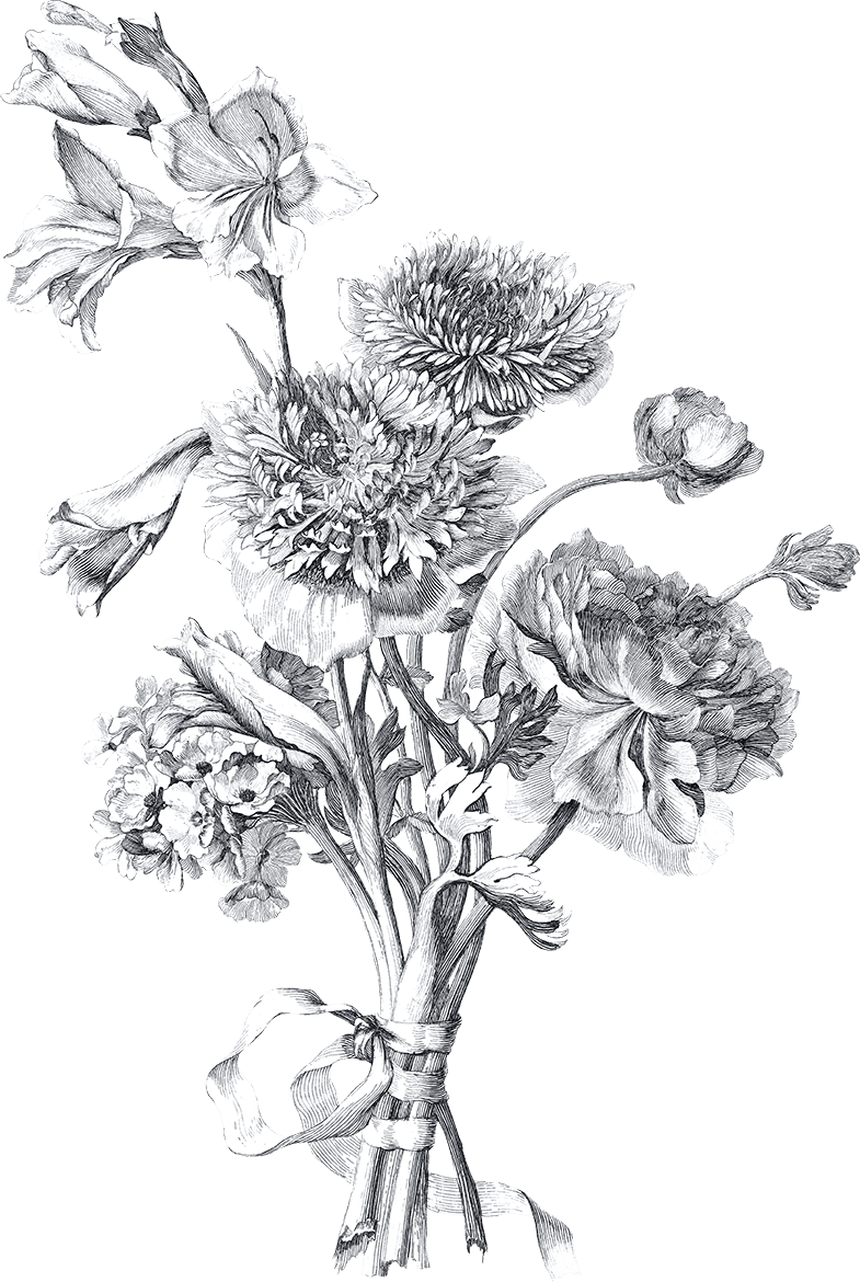 Flower bottom right